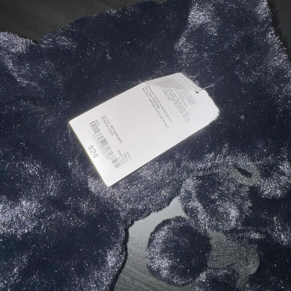 Mixit Bootie Faux Fur Black Slippers, NWT, Women’s Size M 7-8 - Picture 2 of 5